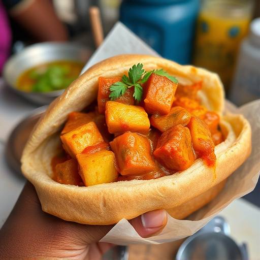 Bunny Chow - a Durban curry served in a hollowed-out loaf of bread