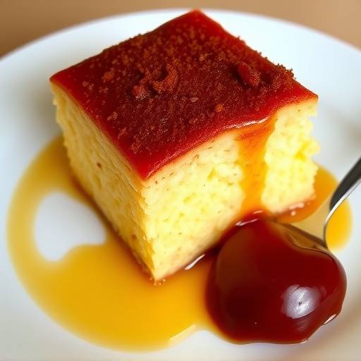 Malva Pudding - a sweet spongy dessert of South African origin